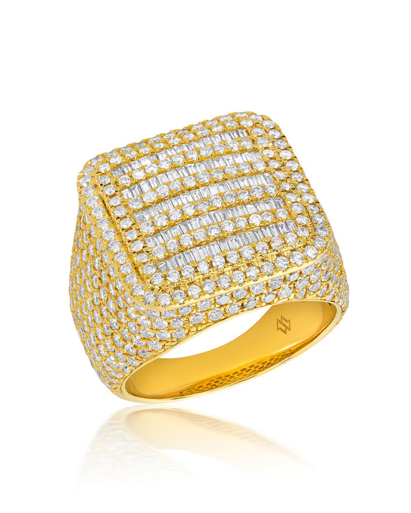 ‘Franchise’ - Diamond and Yellow Gold Ring