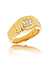 ‘Double It’ - Diamond and Yellow Gold Ring
