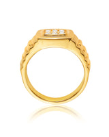 ‘Double It’ - Diamond and Yellow Gold Ring