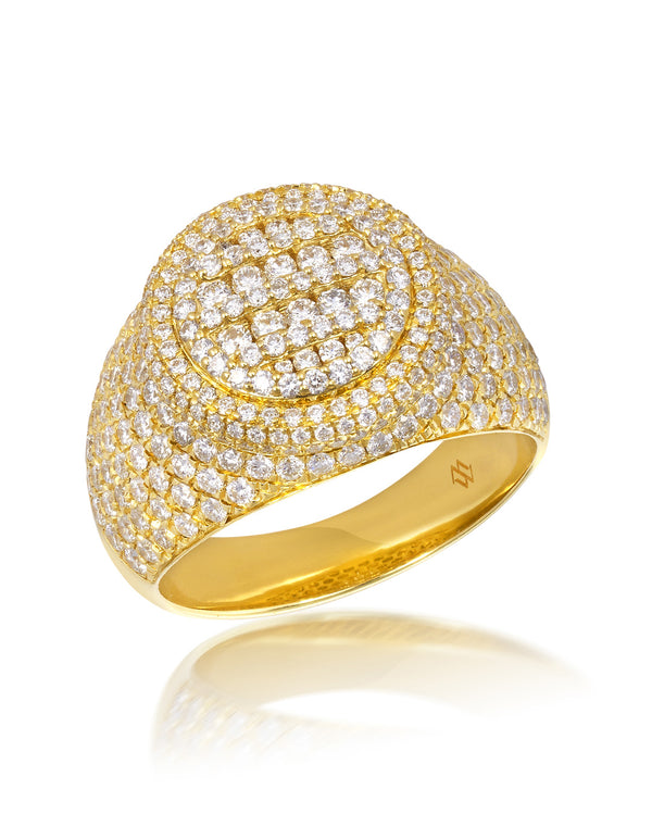 ‘Dunk’ - Diamond and Yellow Gold Ring