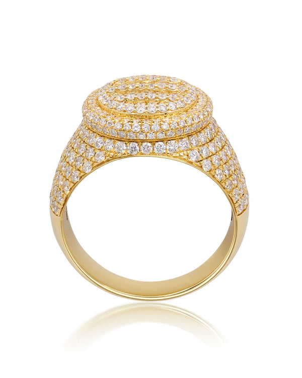 ‘Dunk’ - Diamond and Yellow Gold Ring