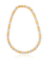 ‘Dubs’ - Diamond, Yellow and White Gold Necklace