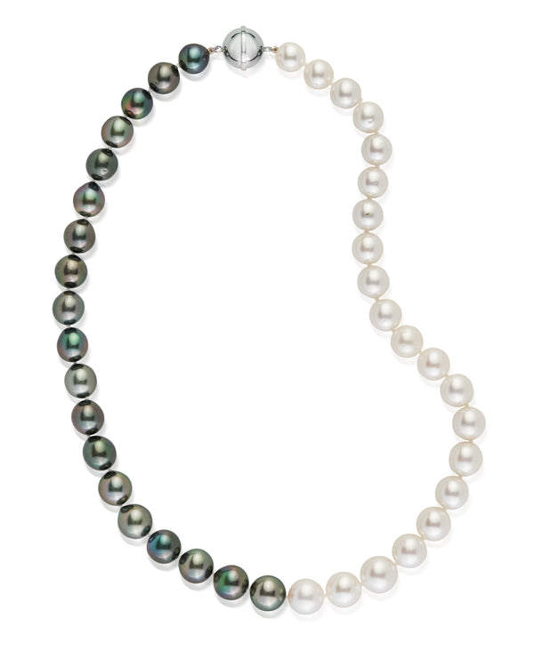 ‘Yin & Yang’ - South Sea and Tahitian Pearl Necklace