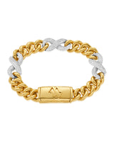 ‘Infinity’ - Diamond, Yellow and White Gold Bracelet